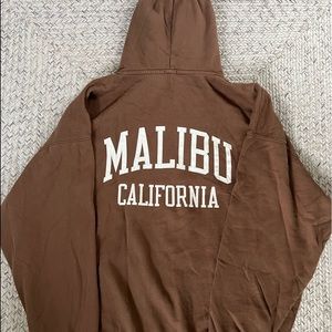 brandy melville christy malibu california hoodie